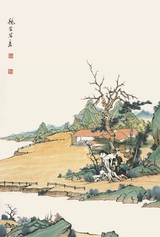 武陵源系列之《春日瑞景》68cm×45cm